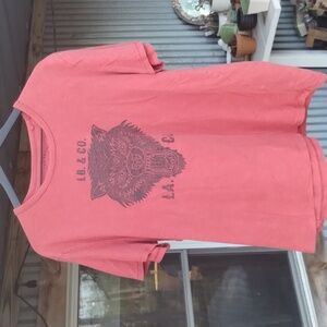 Lucky Brand Graphic Tee - Coral/Red